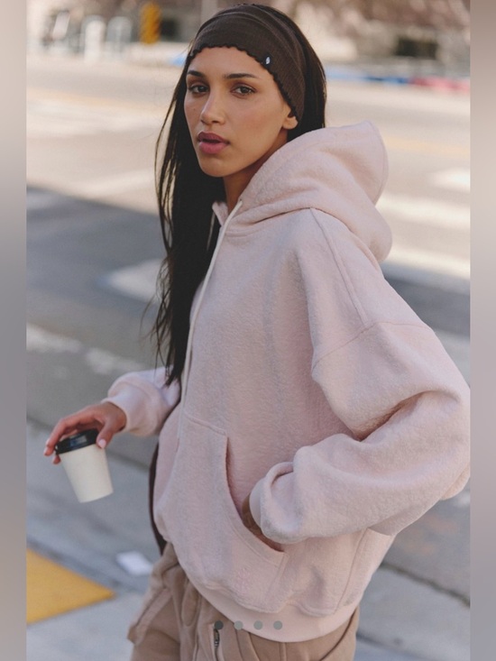 Free People Tops - Free People Flocked Hoodie